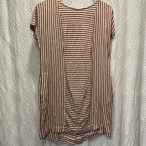 Madewell striped linen dress